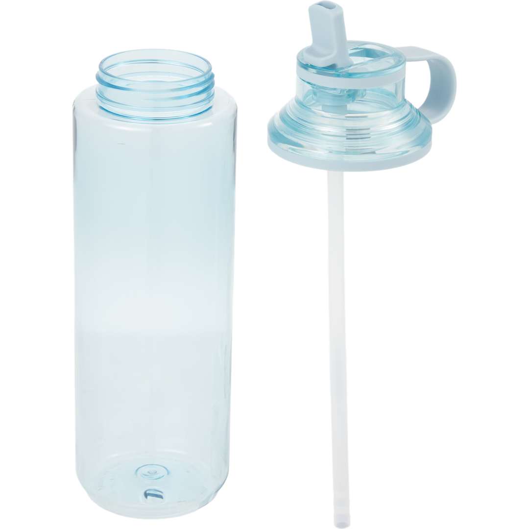 Carol Recycled RPET Sports Bottle w/ Straw 30oz - SM-6570 Blue