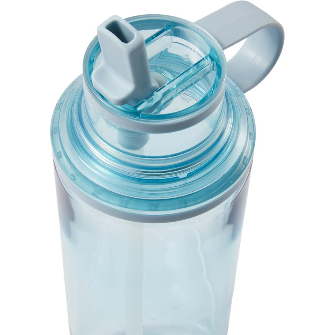 Carol Recycled RPET Sports Bottle w/ Straw 30oz - SM-6570 Blue