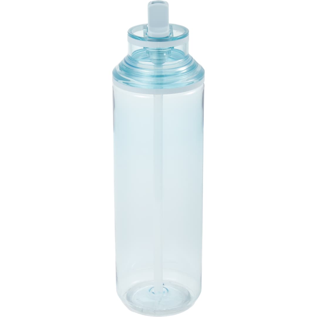 Carol Recycled RPET Sports Bottle w/ Straw 30oz - SM-6570 Blue