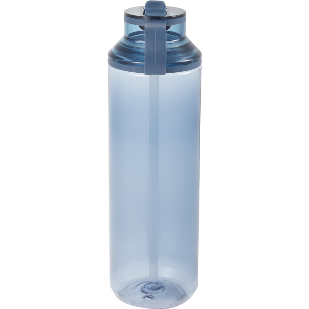 Carol Recycled RPET Sports Bottle w/ Straw 30oz - SM-6570 Blue