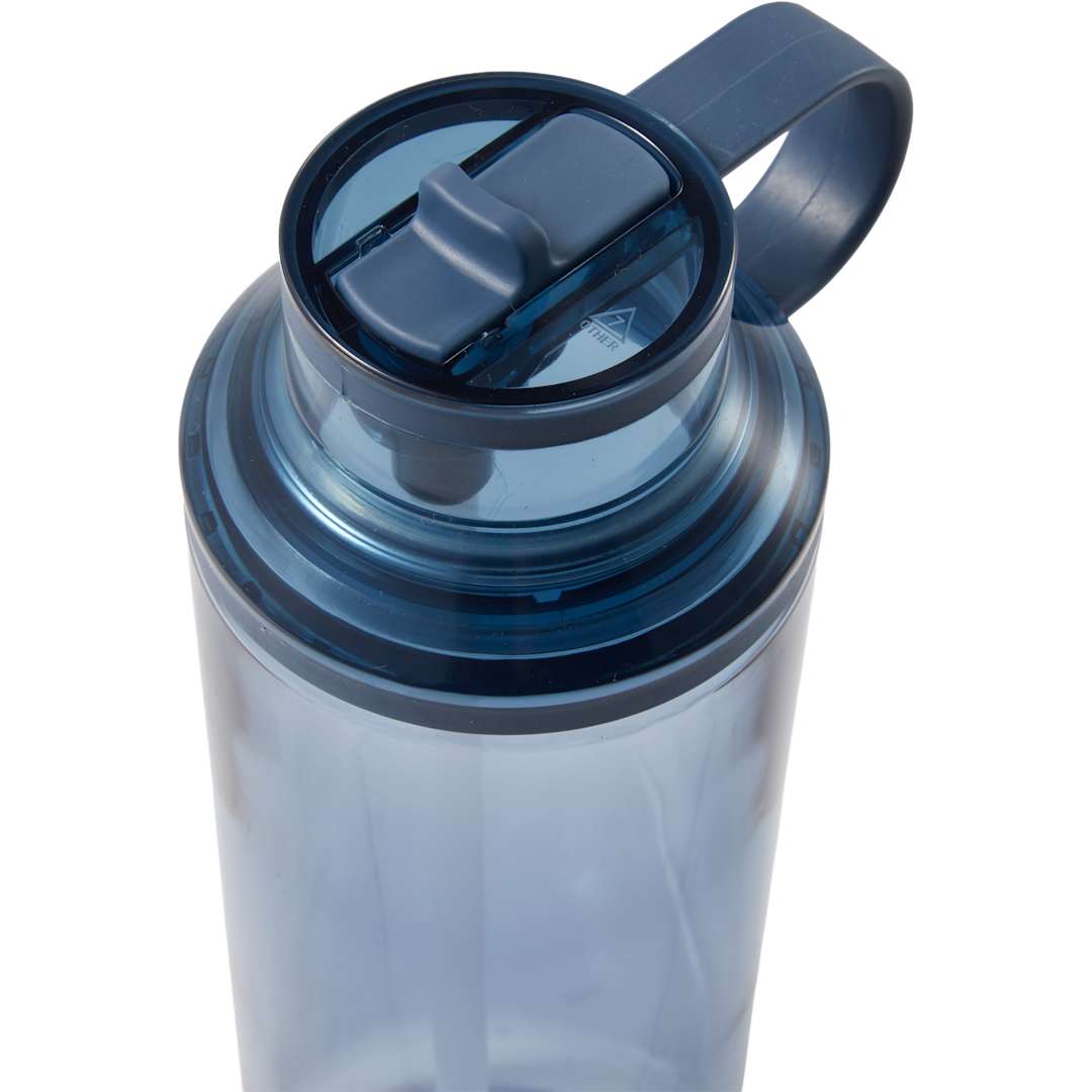 Carol Recycled RPET Sports Bottle w/ Straw 30oz - SM-6570 Blue