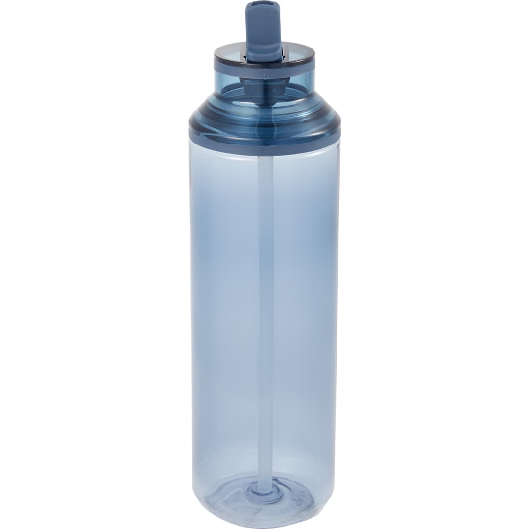 Carol Recycled RPET Sports Bottle w/ Straw 30oz - SM-6570 Blue