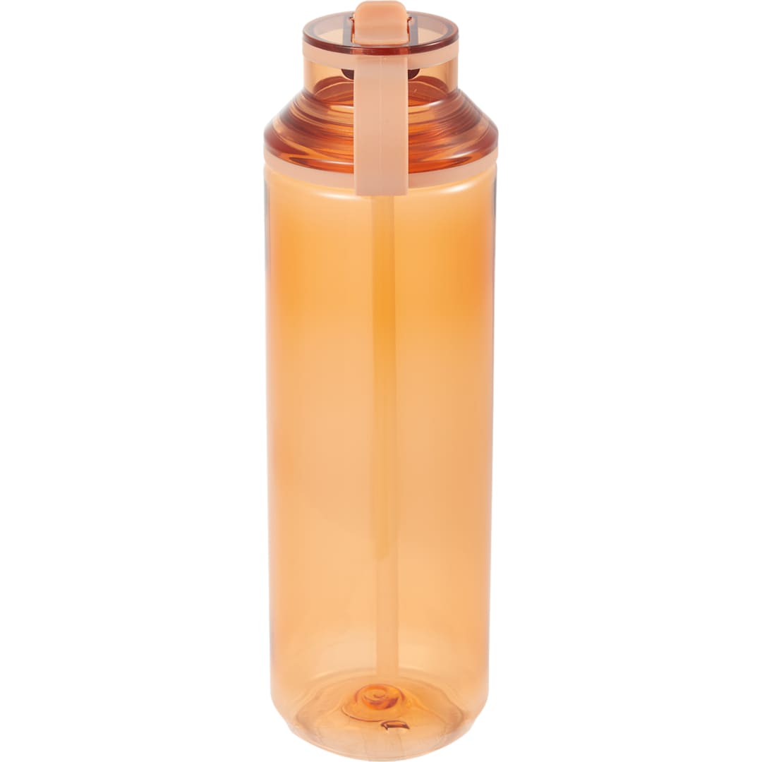 Carol Recycled RPET Sports Bottle w/ Straw 30oz - SM-6570 Orange