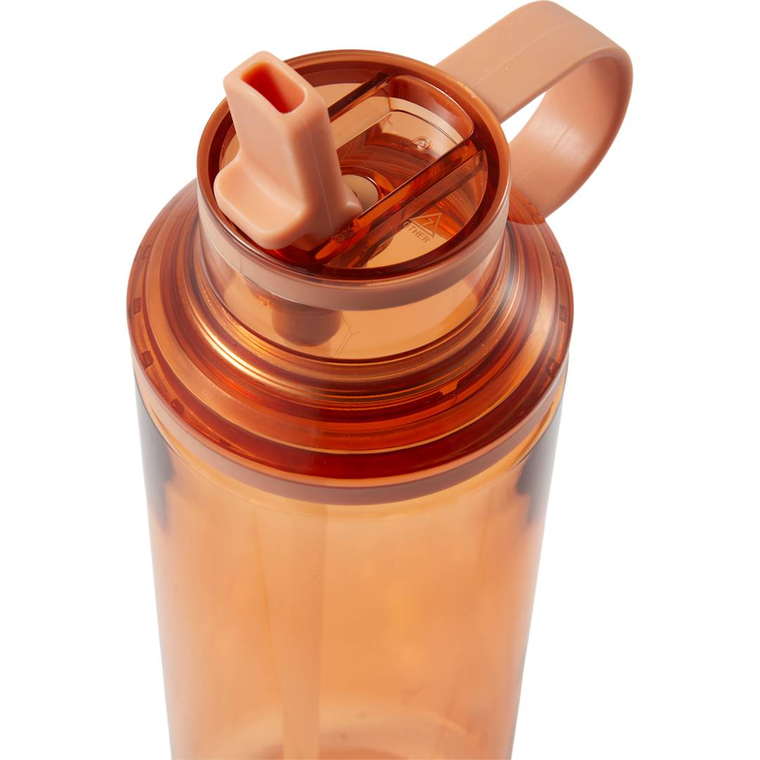 Carol Recycled RPET Sports Bottle w/ Straw 30oz - SM-6570 Orange