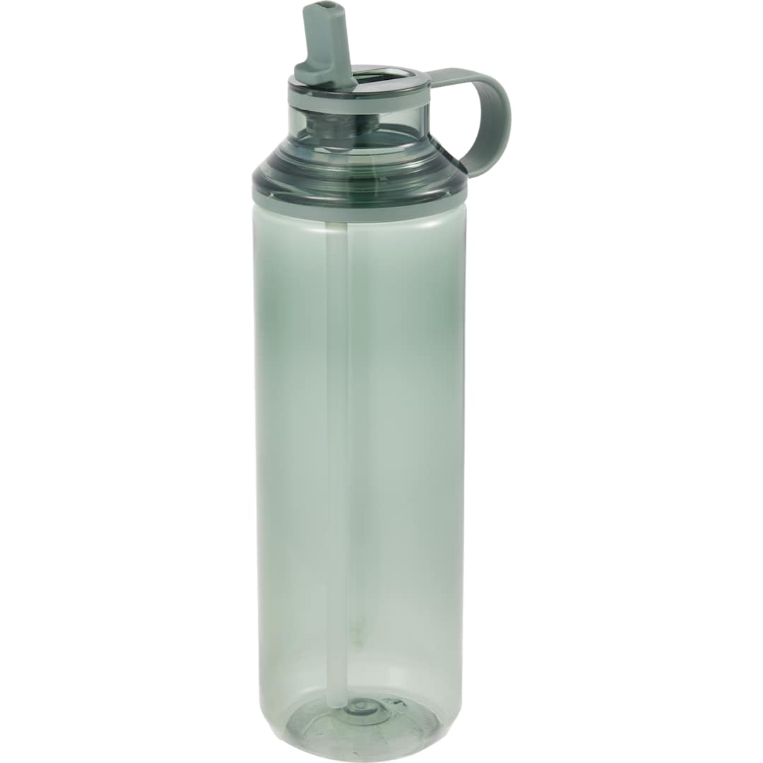 Carol Recycled RPET Sports Bottle w/ Straw 30oz - SM-6570 Green