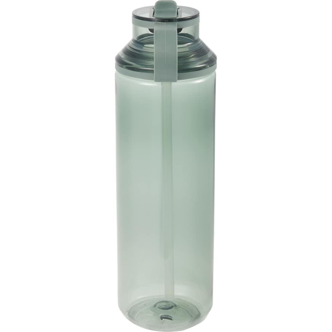 Carol Recycled RPET Sports Bottle w/ Straw 30oz - SM-6570 Green