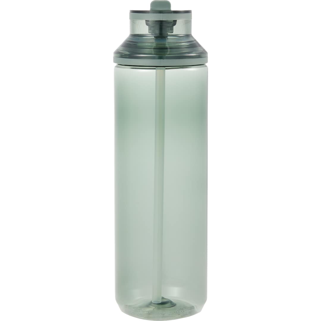 Carol Recycled RPET Sports Bottle w/ Straw 30oz - SM-6570 Green