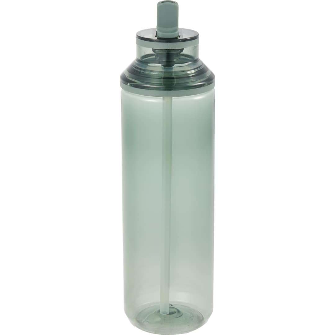 Carol Recycled RPET Sports Bottle w/ Straw 30oz - SM-6570 Green