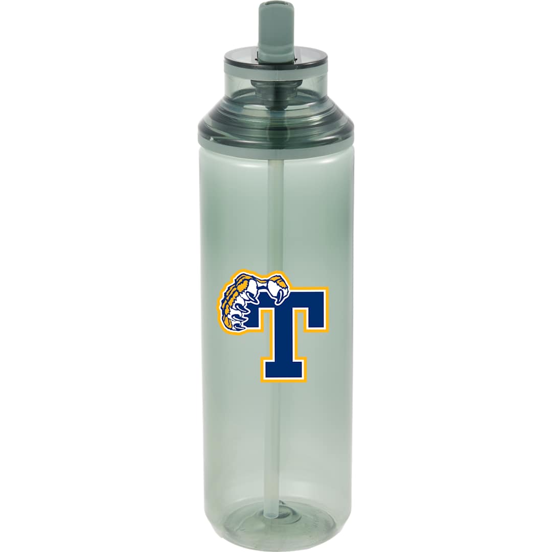 Carol Recycled RPET Sports Bottle w/ Straw 30oz - SM-6570 Green