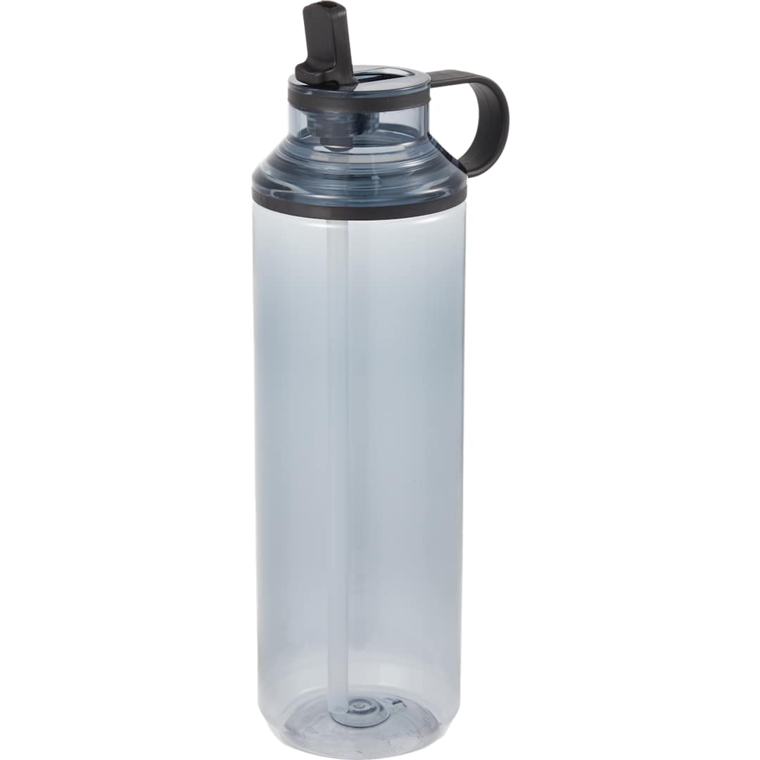 Carol Recycled RPET Sports Bottle w/ Straw 30oz - SM-6570 Gray
