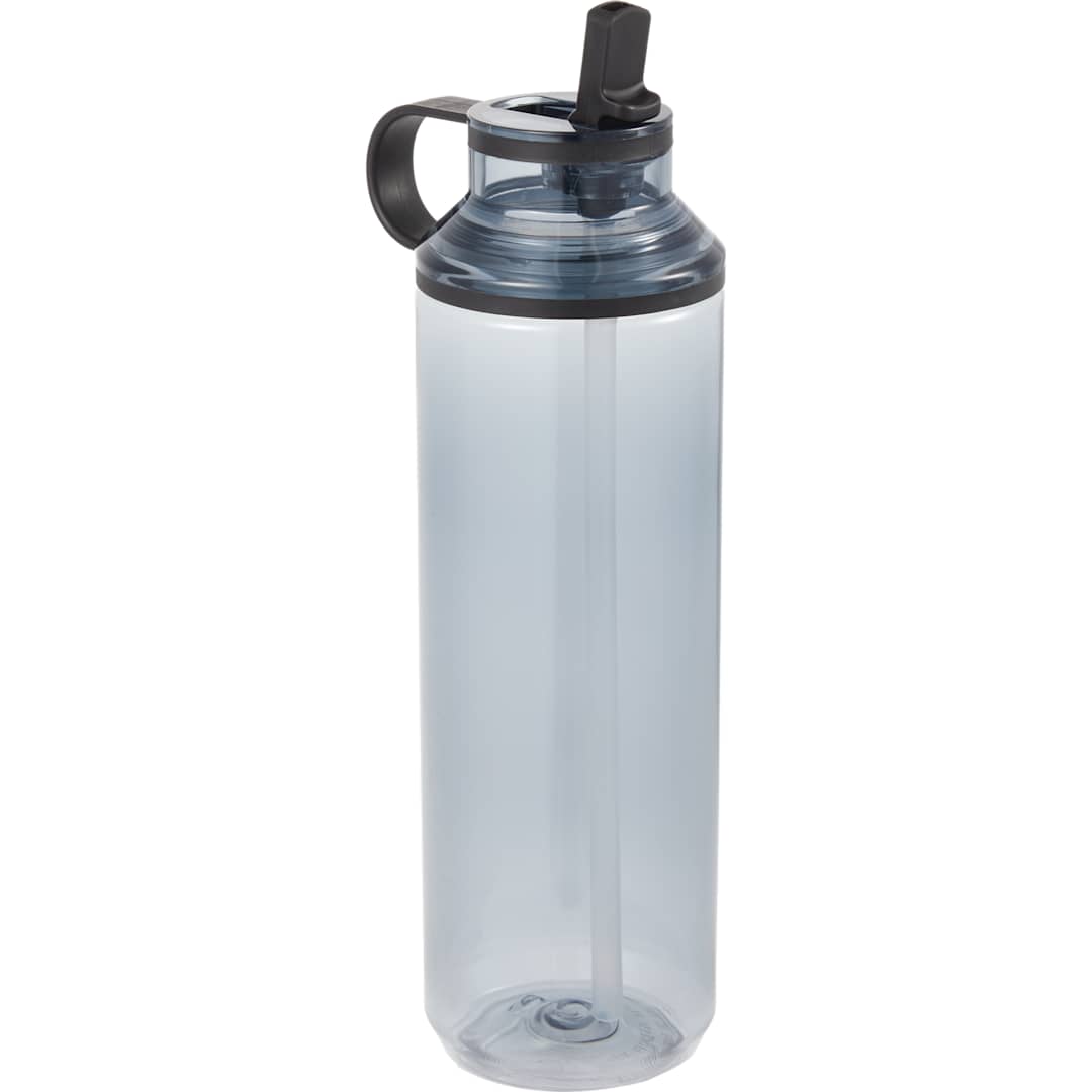 Carol Recycled RPET Sports Bottle w/ Straw 30oz - SM-6570 Gray