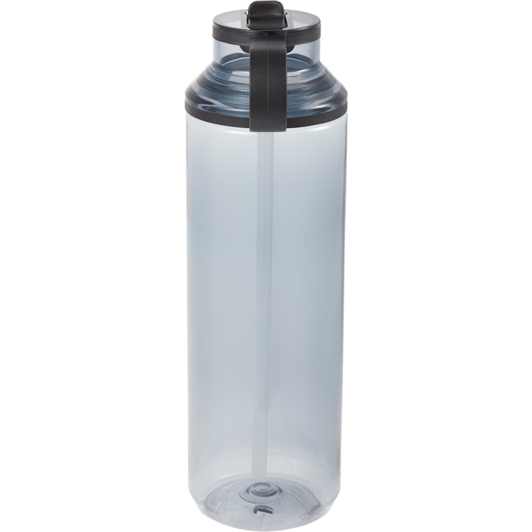 Carol Recycled RPET Sports Bottle w/ Straw 30oz - SM-6570 Gray