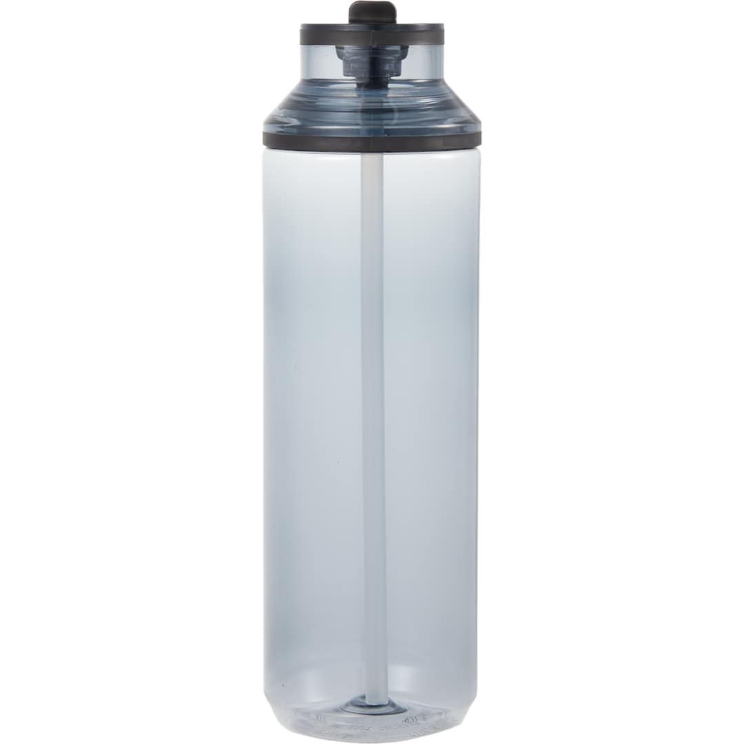 Carol Recycled RPET Sports Bottle w/ Straw 30oz - SM-6570 Gray