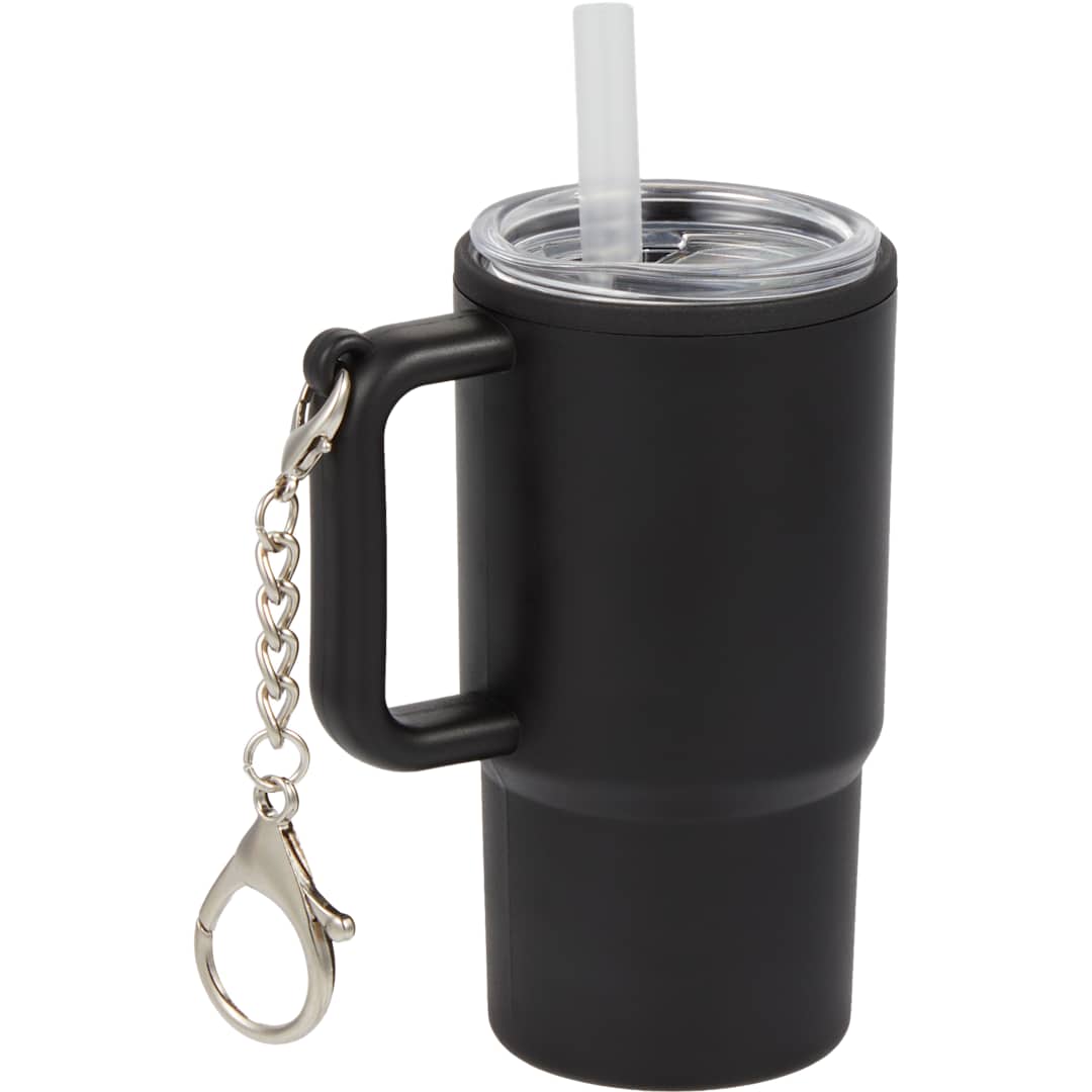 Shot Glass Tumbler w/ Keychain 4oz - SM-6571 Black