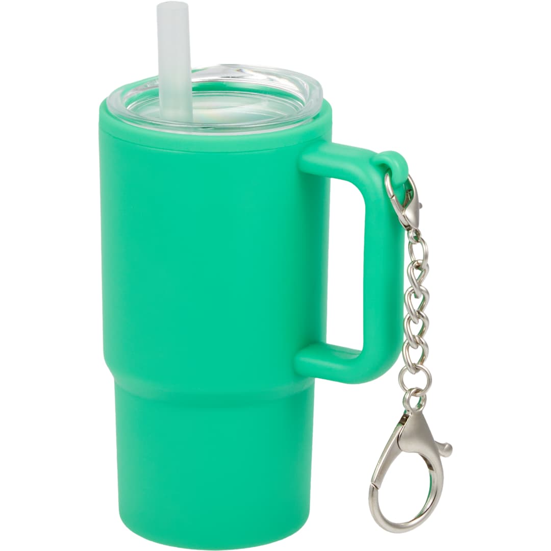 Shot Glass Tumbler w/ Keychain 4oz - SM-6571 Green