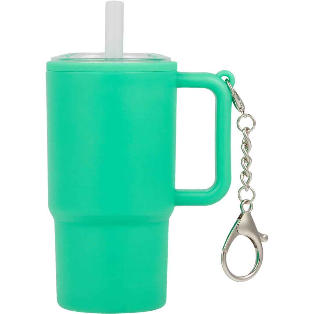 Shot Glass Tumbler w/ Keychain 4oz - SM-6571 Green