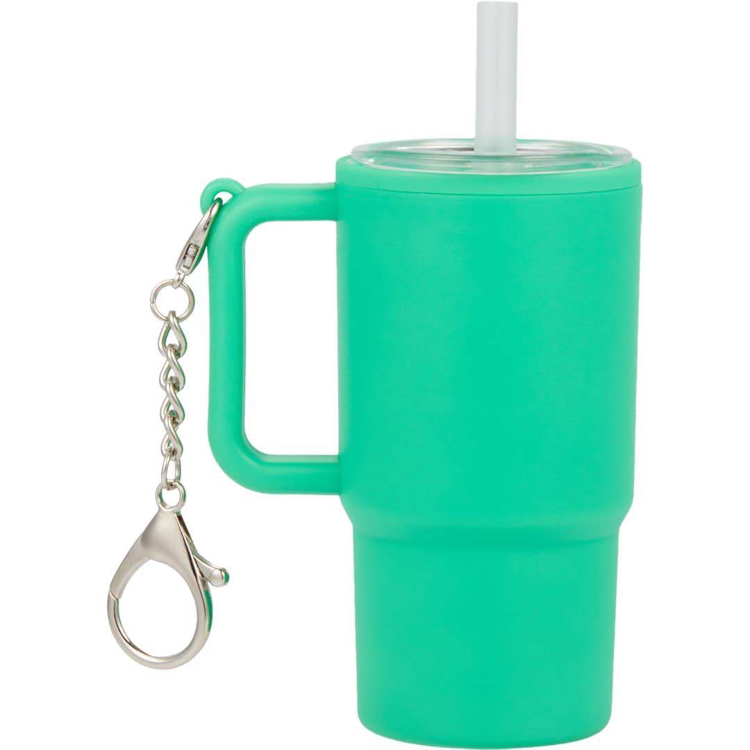 Shot Glass Tumbler w/ Keychain 4oz - SM-6571 Green