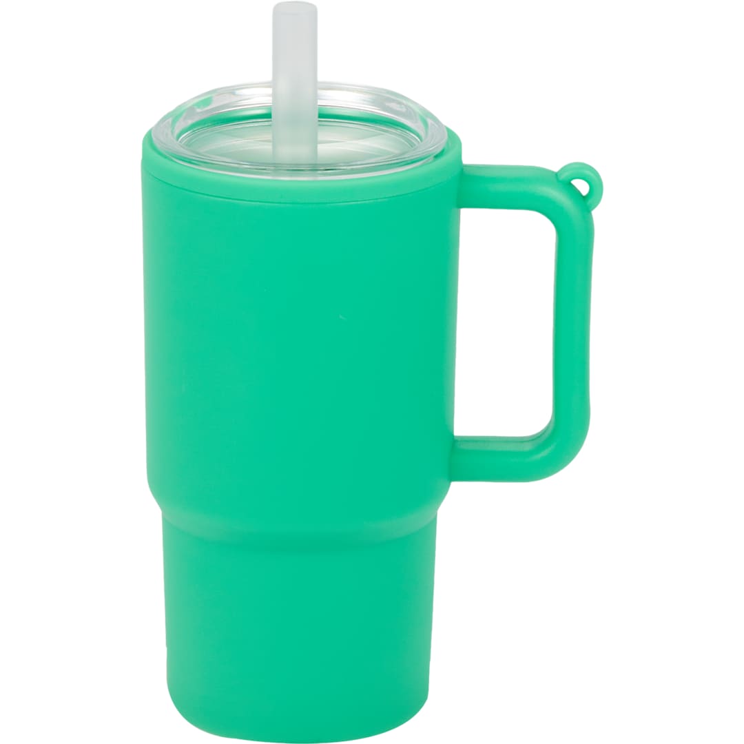 Shot Glass Tumbler w/ Keychain 4oz - SM-6571 Green