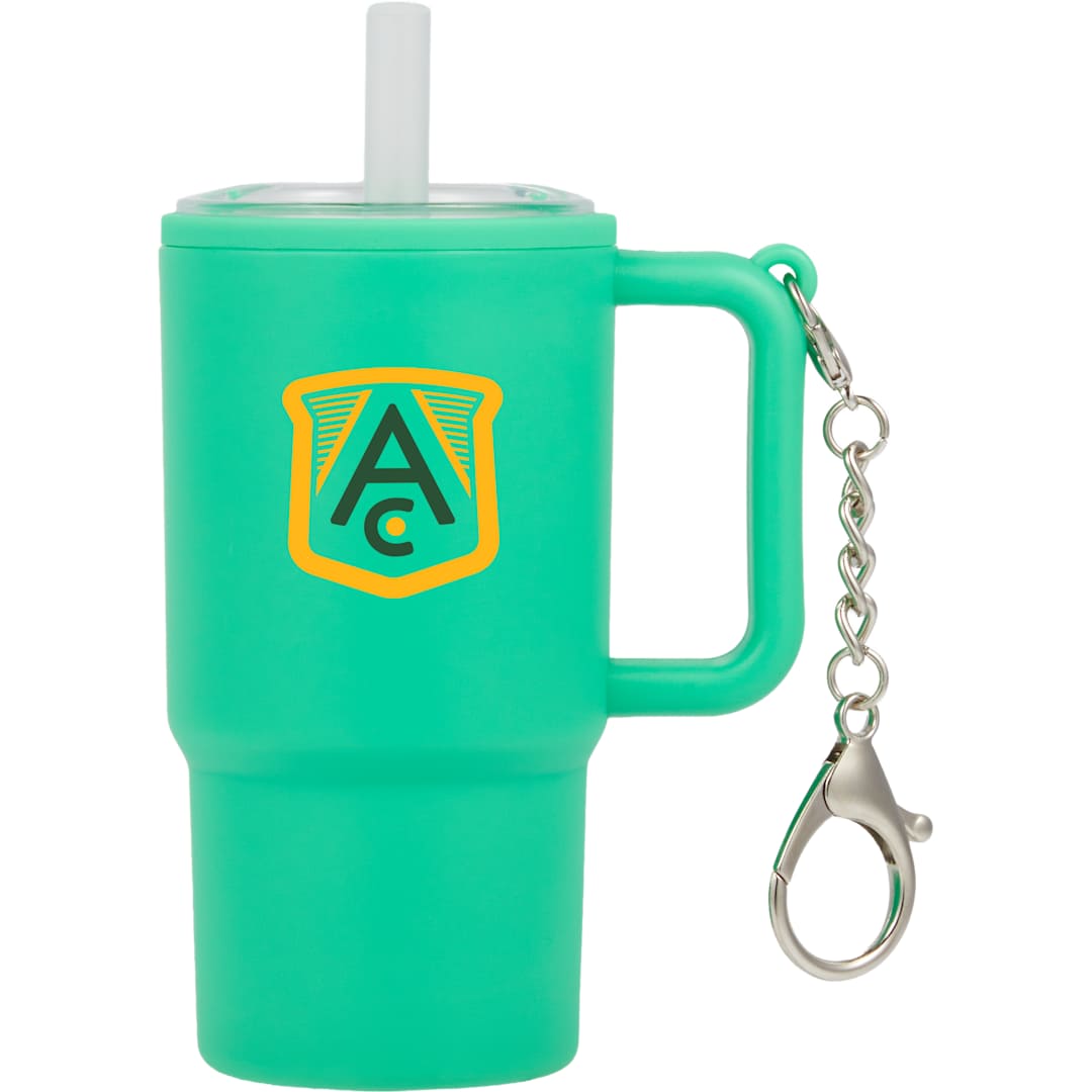 Shot Glass Tumbler w/ Keychain 4oz - SM-6571 Green