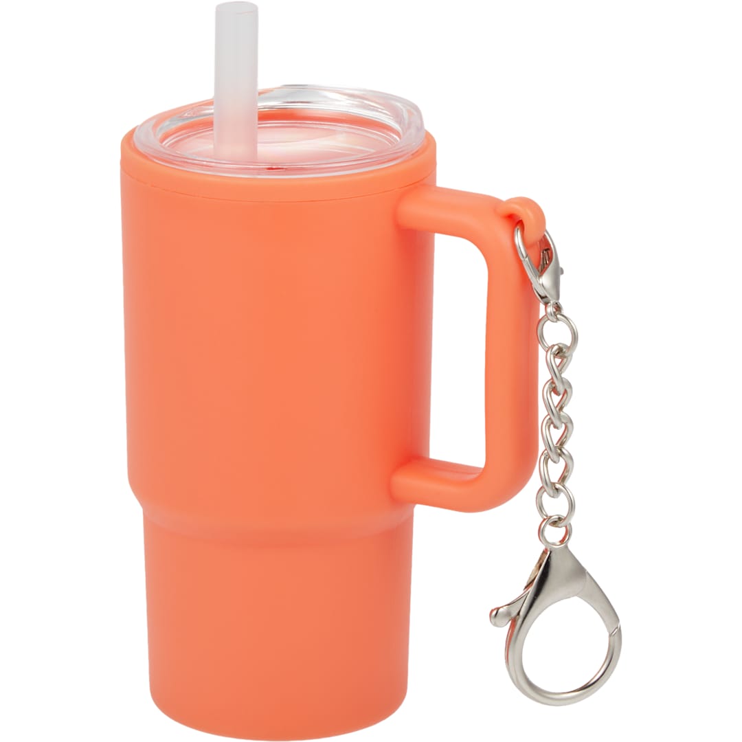 Shot Glass Tumbler w/ Keychain 4oz - SM-6571 Orange