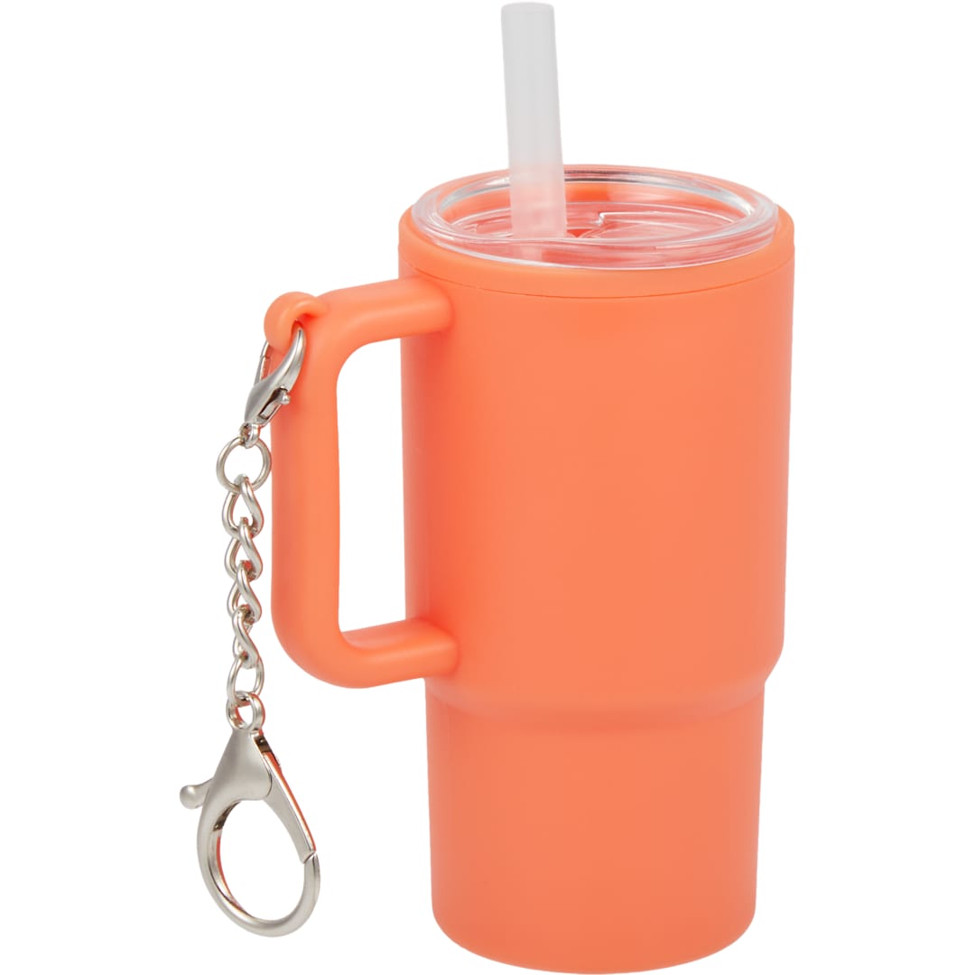 Shot Glass Tumbler w/ Keychain 4oz - SM-6571 Orange