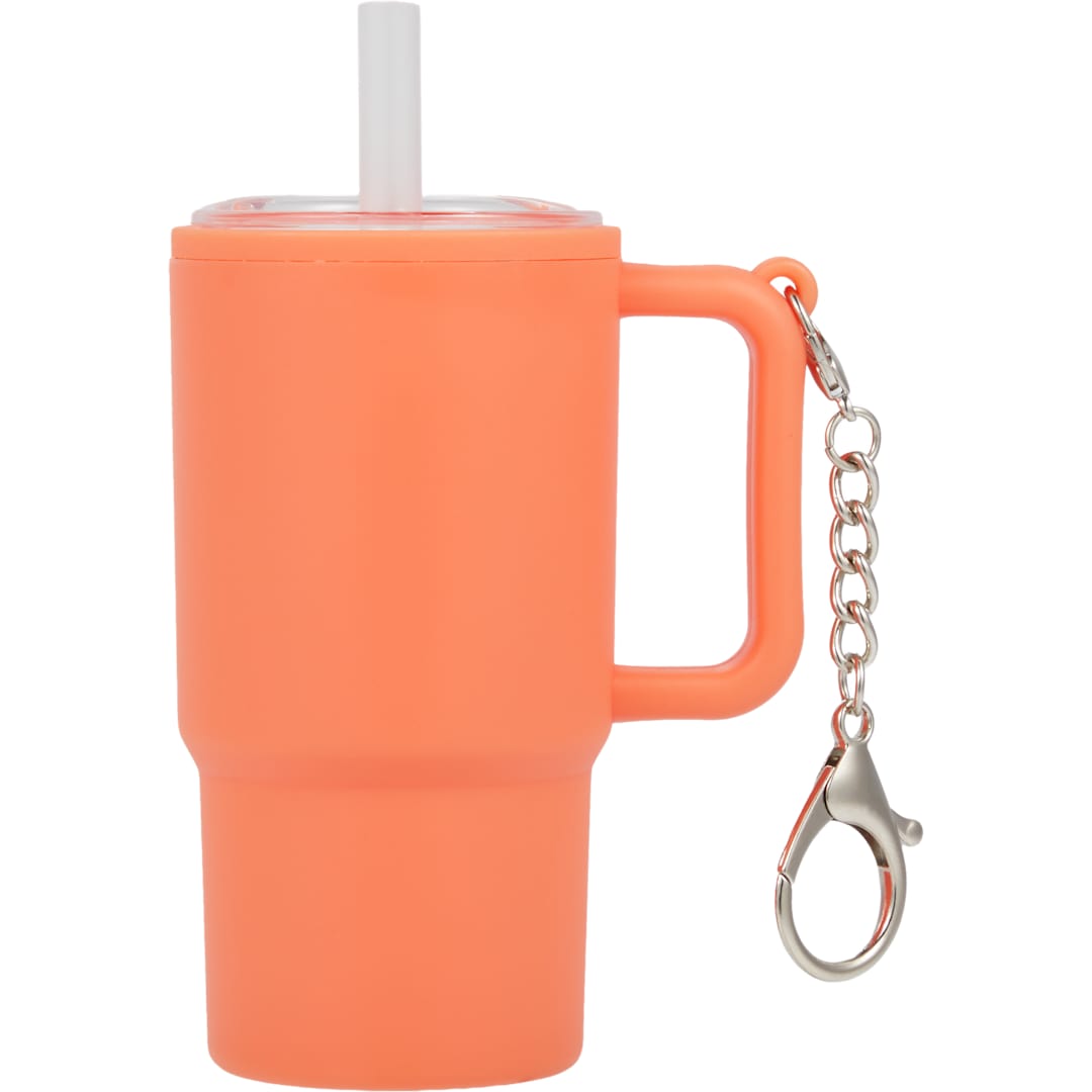 Shot Glass Tumbler w/ Keychain 4oz - SM-6571 Orange