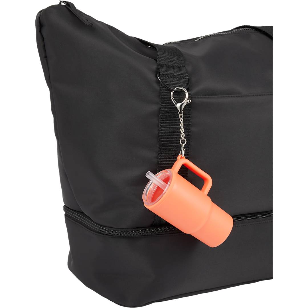 Shot Glass Tumbler w/ Keychain 4oz - SM-6571 Orange