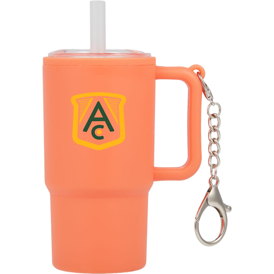 Shot Glass Tumbler w/ Keychain 4oz - SM-6571 Orange