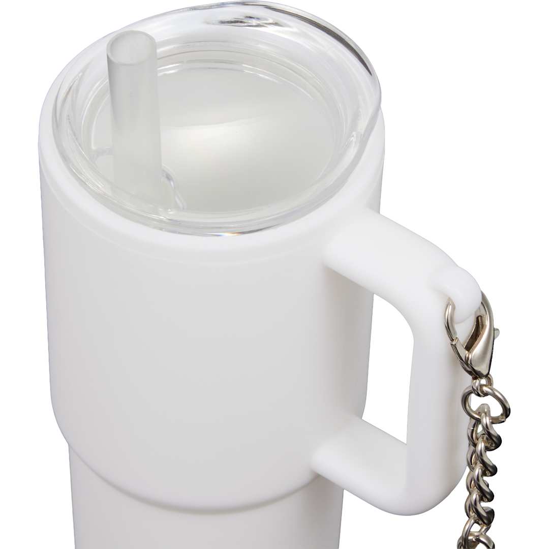 Shot Glass Tumbler w/ Keychain 4oz - SM-6571 White
