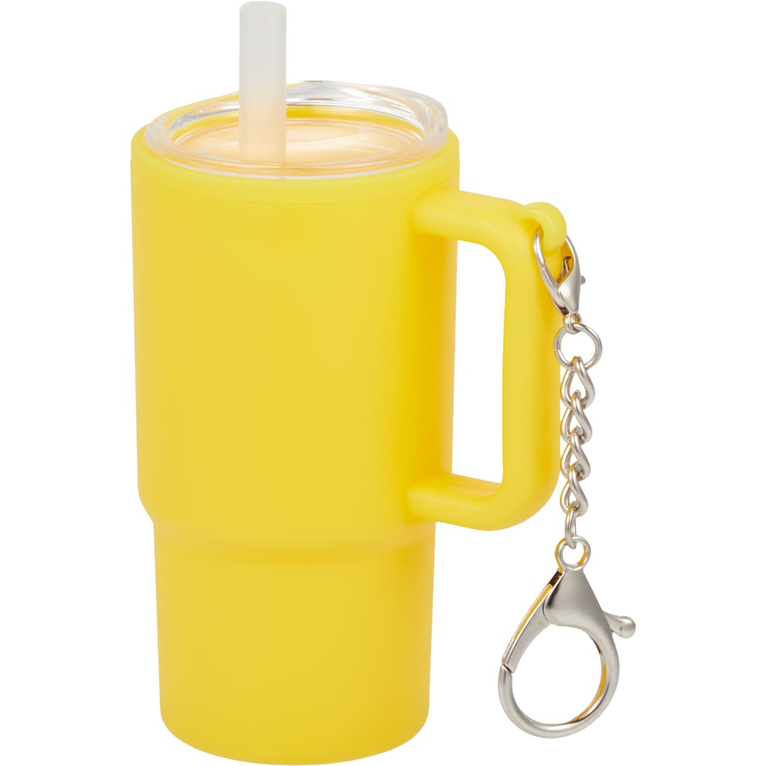 Shot Glass Tumbler w/ Keychain 4oz - SM-6571 Yellow