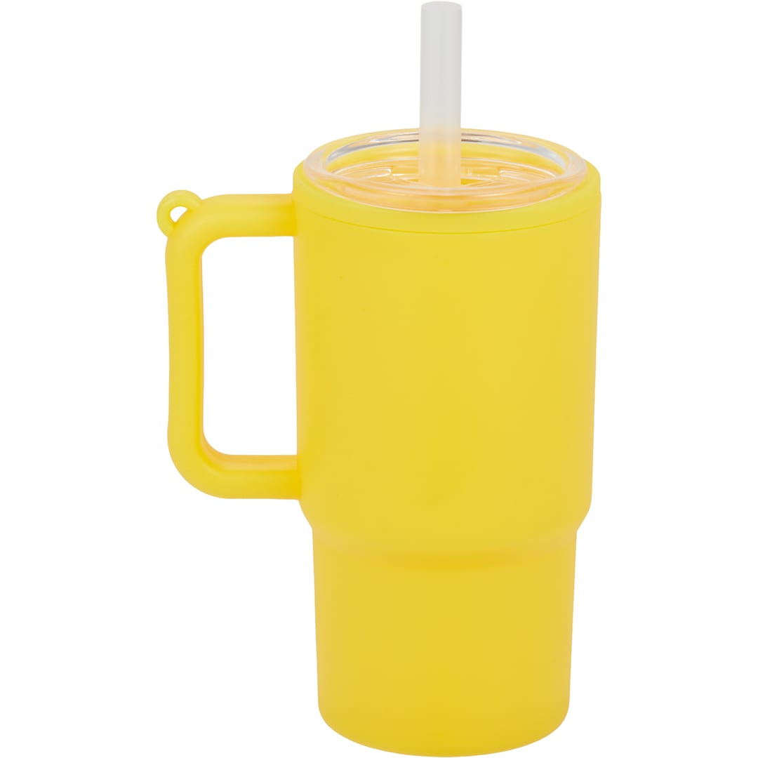 Shot Glass Tumbler w/ Keychain 4oz - SM-6571 Yellow