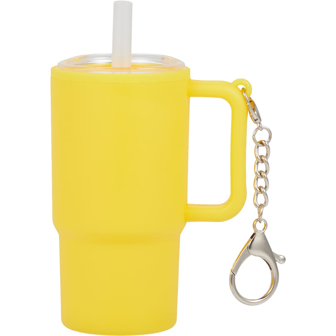 Shot Glass Tumbler w/ Keychain 4oz - SM-6571 Yellow