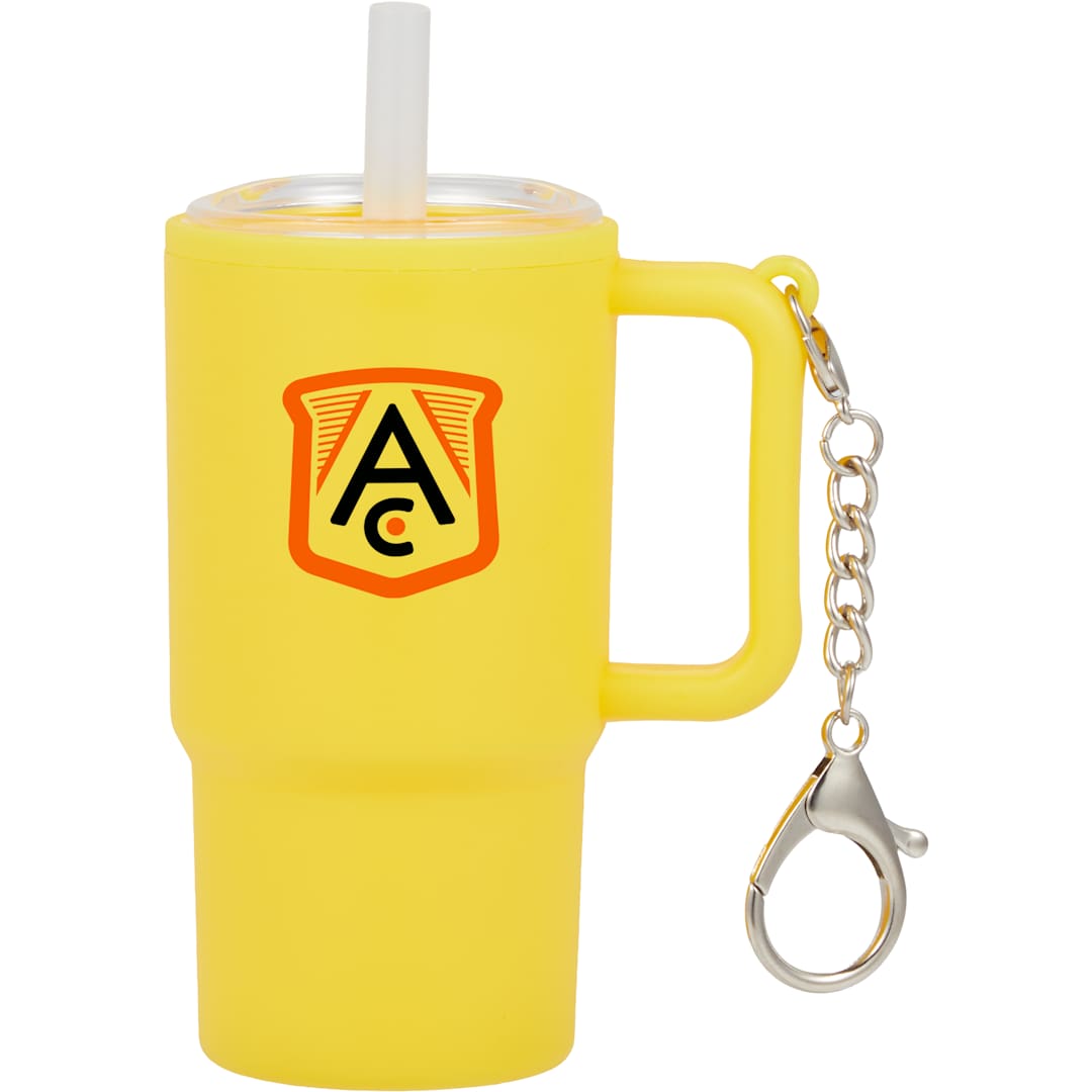 Shot Glass Tumbler w/ Keychain 4oz - SM-6571 Yellow