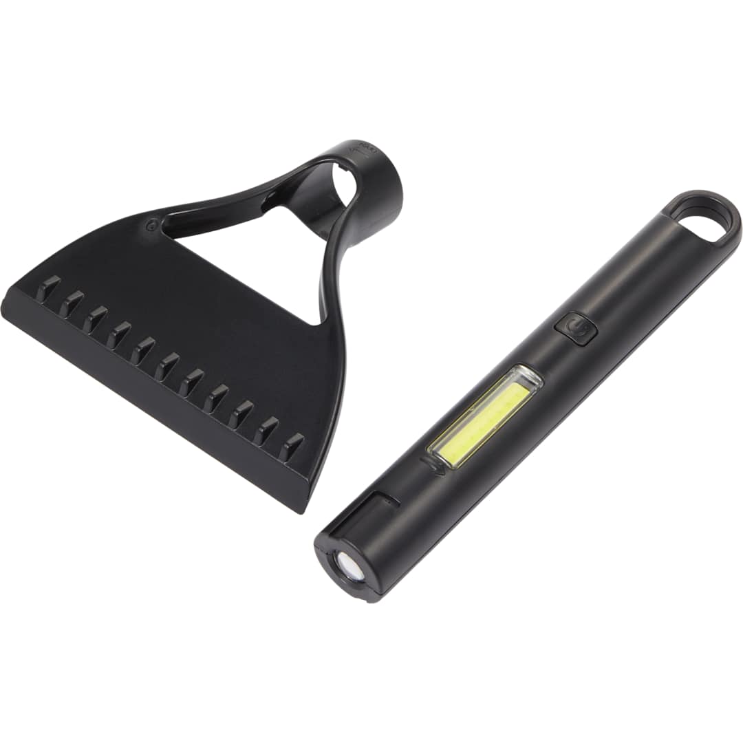 Ice Scraper Flashlight - SM-9573 Black