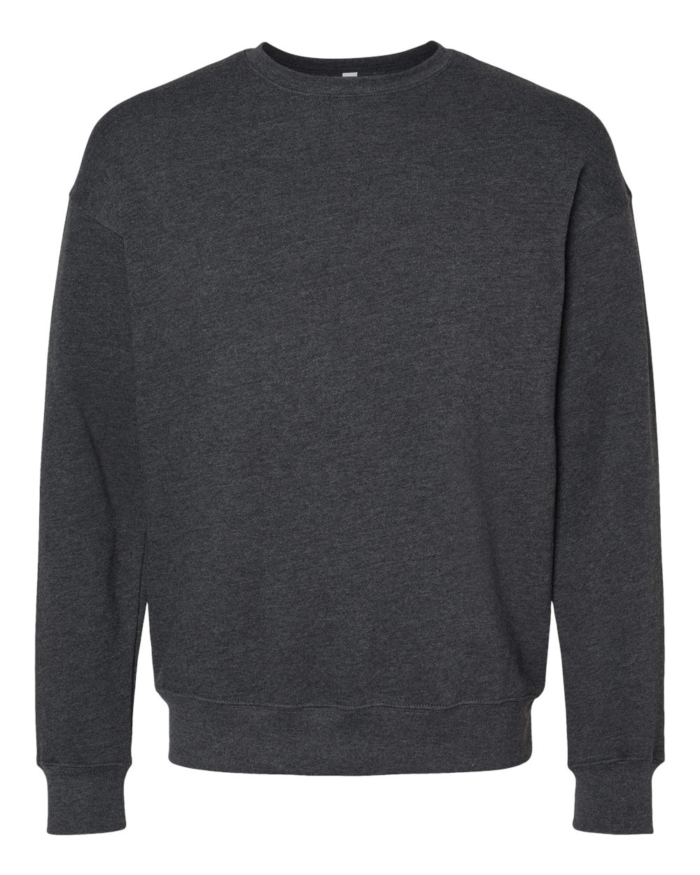 BELLA + CANVAS Unisex Sponge Fleece Drop Shoulder Crewneck Sweatshirt - 3945 Dark Grey Heather