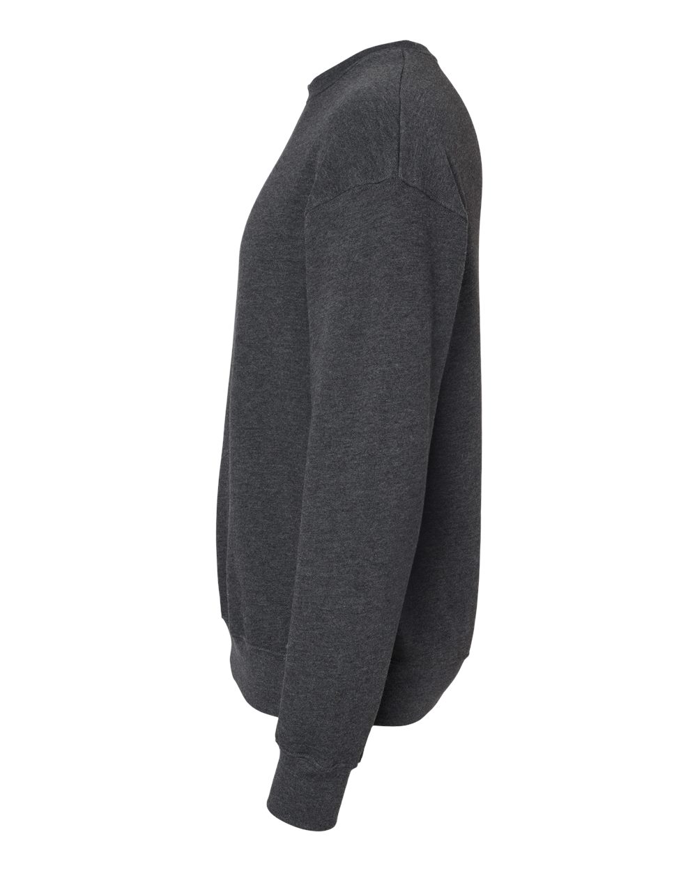 BELLA + CANVAS Unisex Sponge Fleece Drop Shoulder Crewneck Sweatshirt - 3945 Dark Grey Heather