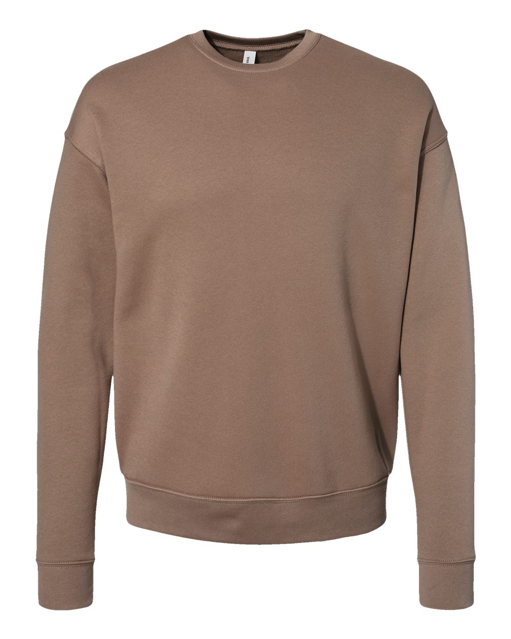 BELLA + CANVAS Unisex Sponge Fleece Drop Shoulder Crewneck Sweatshirt - 3945 Vintage Brown