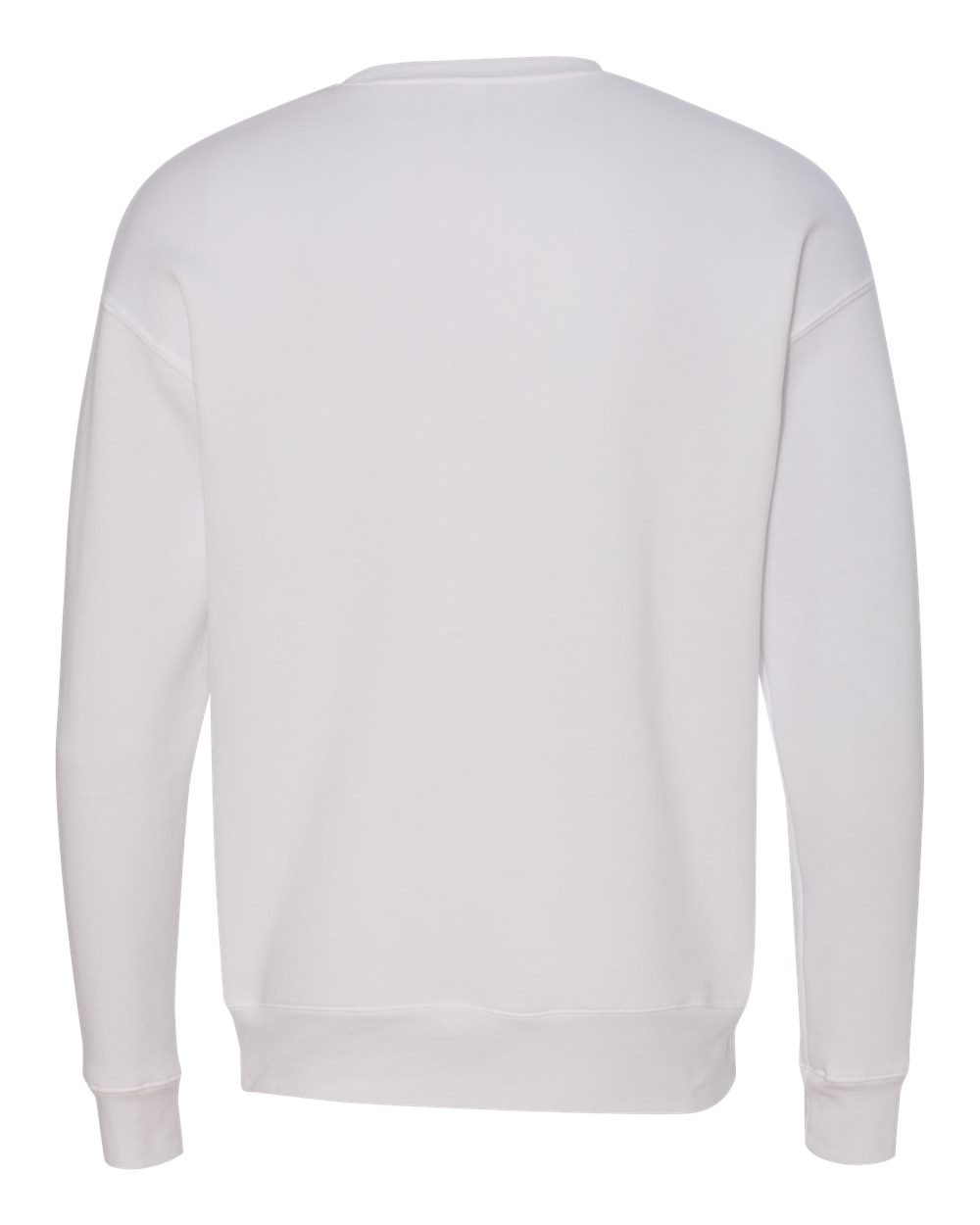 BELLA + CANVAS Unisex Sponge Fleece Drop Shoulder Crewneck Sweatshirt - 3945 White