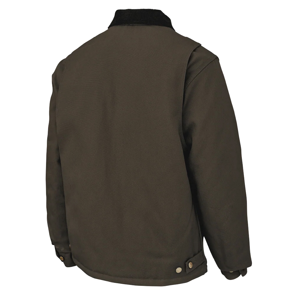 Manteau De Travail En Duck-WJ31 Dark Brown