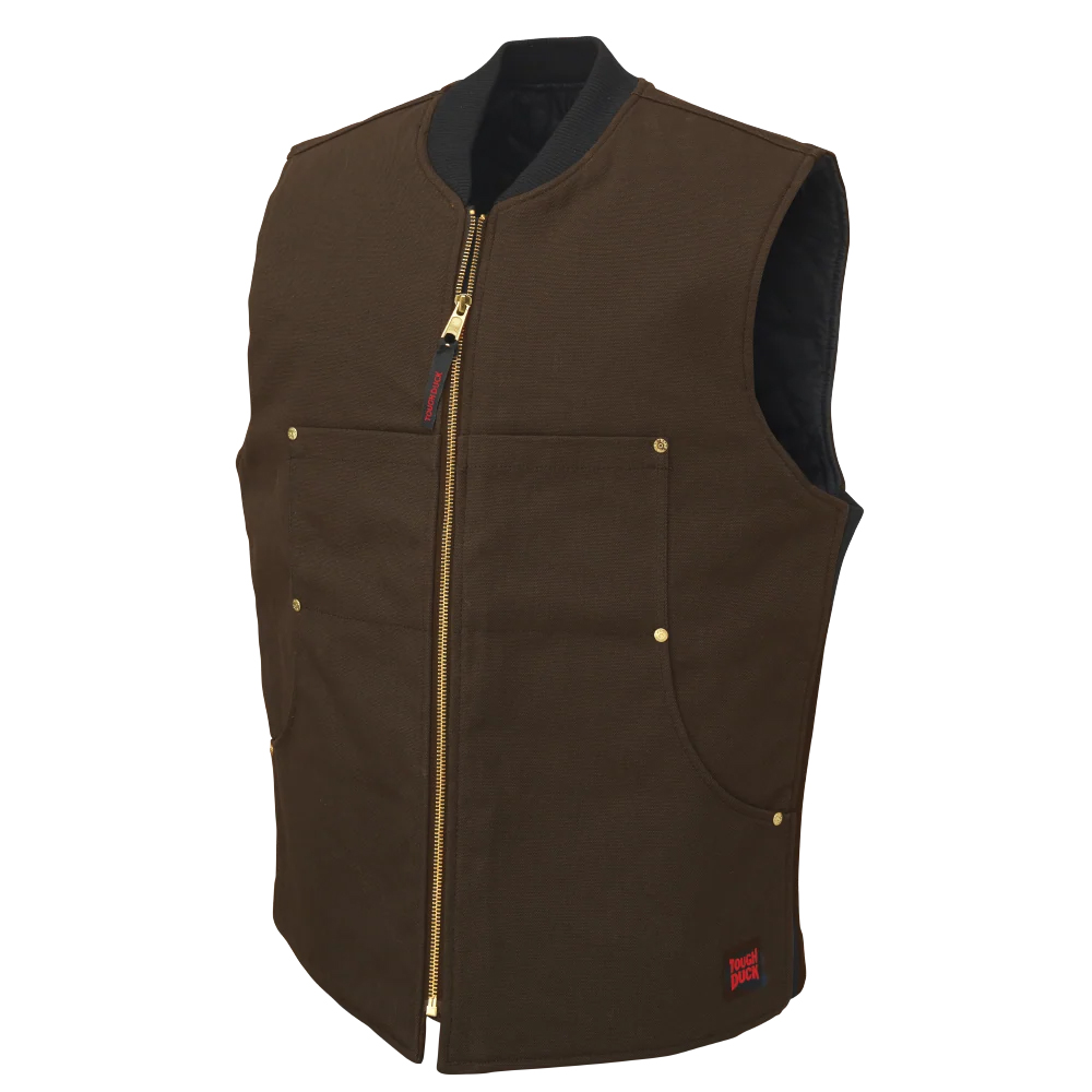 WV04 - Veste De Moto En Duck Dark Brown