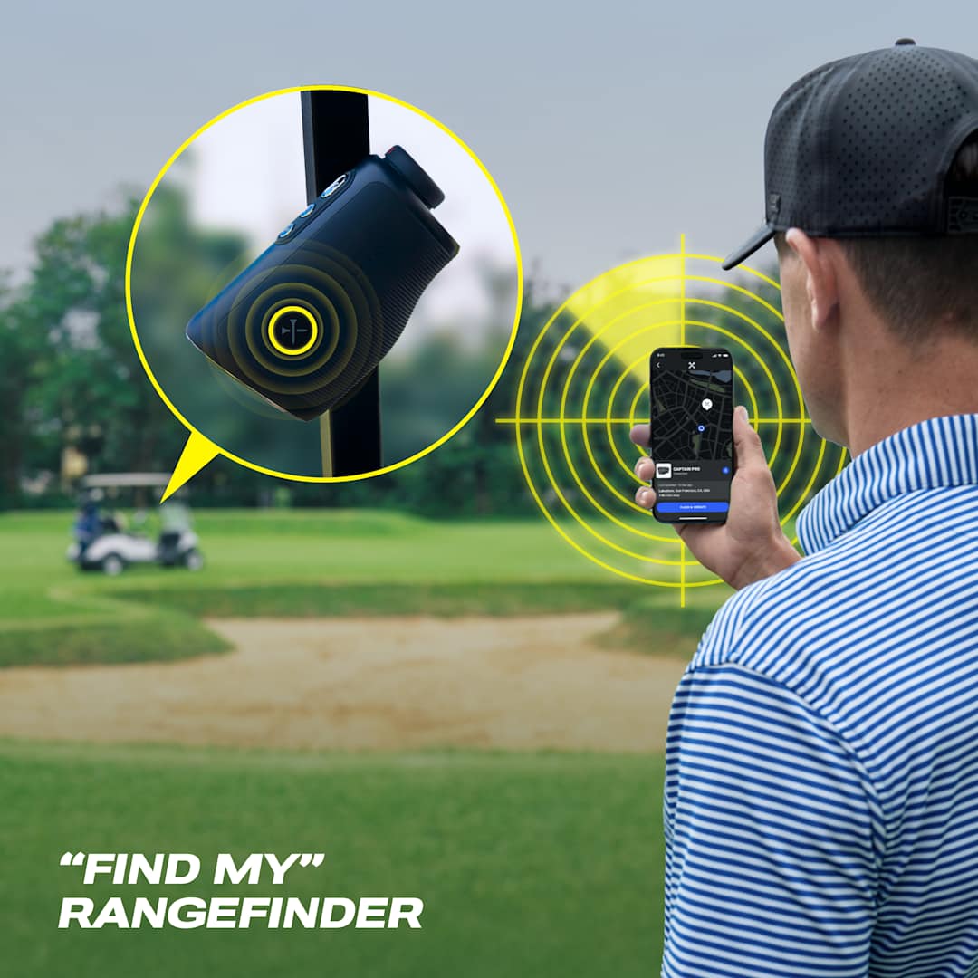 Blue Tees Golf Blue Tees Captain Pro Rangefinder - 2853-01 Black