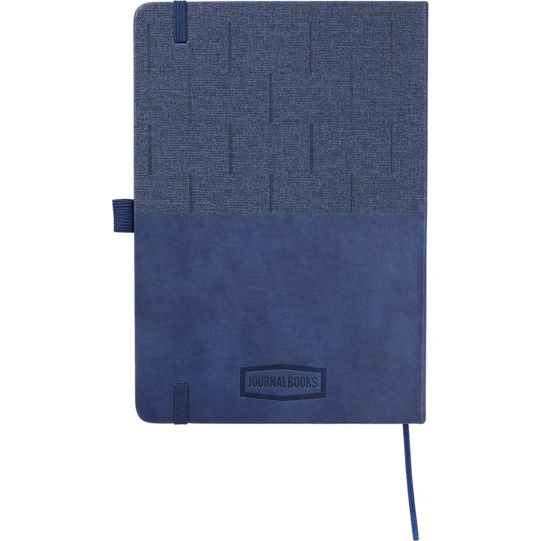 5.5” x 8.5" FSC® Recycled Chesapeake Bound Journal - 2900-62 Blue
