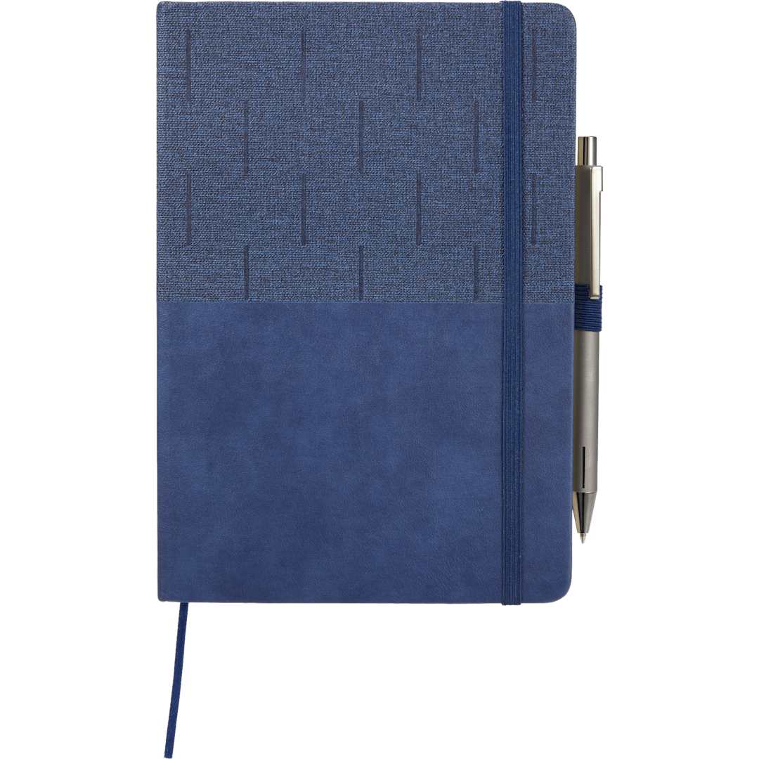 5.5” x 8.5" FSC® Recycled Chesapeake Bound Journal - 2900-62 Blue