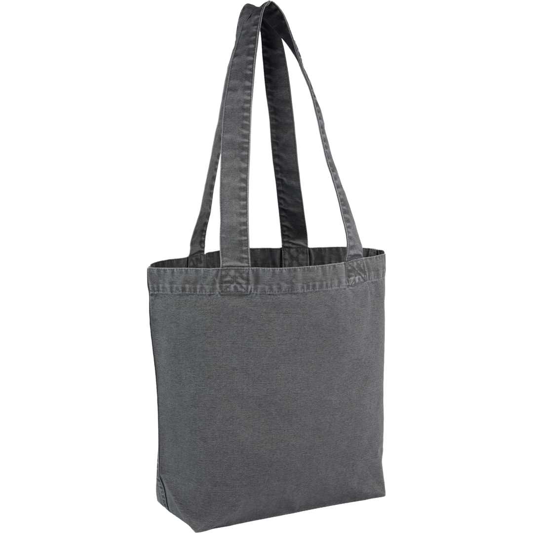 Recycled Washed 10oz Cotton Tote - 7901-83 Black