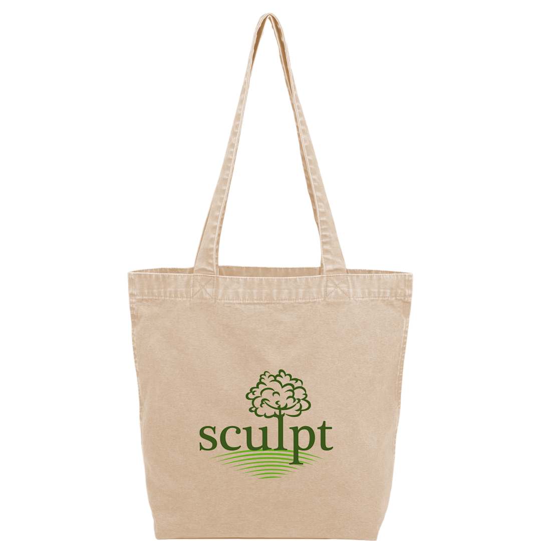 Recycled Washed 10oz Cotton Tote - 7901-83 Natural