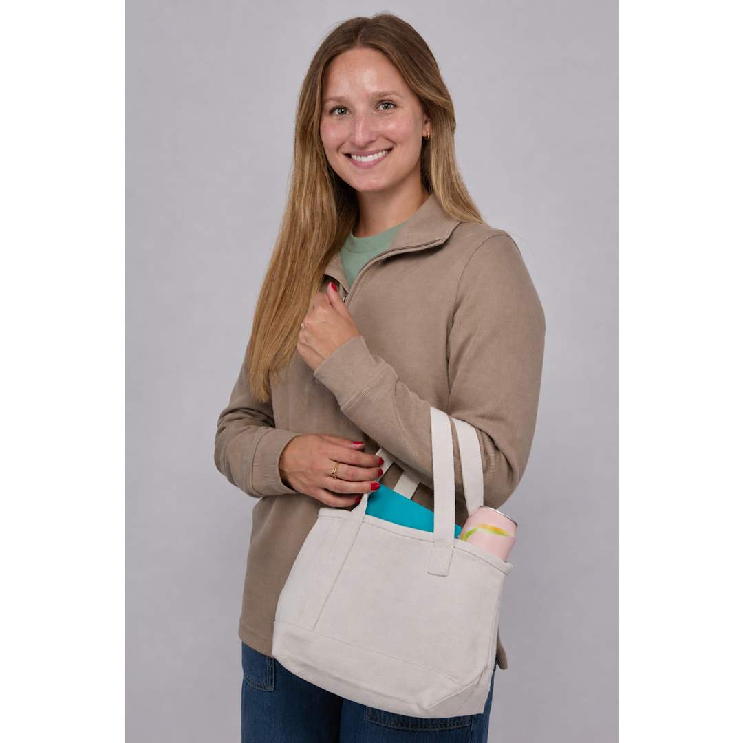 Mini Recycled Cotton Souvenirs Tote - 7901-85 Natural