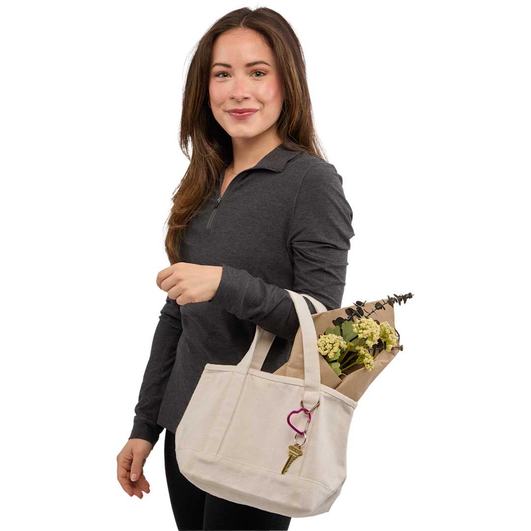 Mini Recycled Cotton Souvenirs Tote - 7901-85 Natural