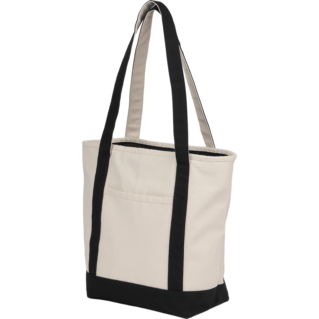  Recycled 12oz Zip Top Canvas Tote - 7901-86