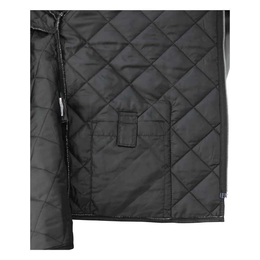 WJ25 - Manteau Coupe-Froid Matelassé Black