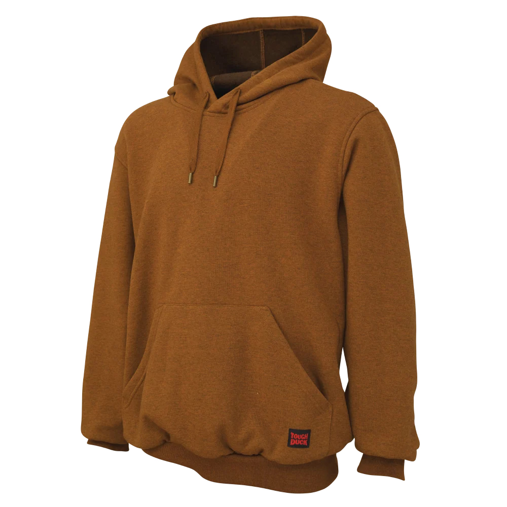 Pull À Capuchon En Molleton-WJ22 Melange Brown